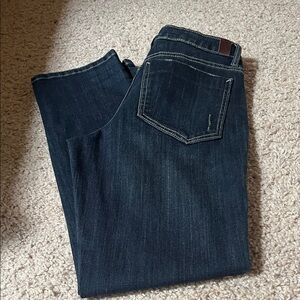 Simply Vera Vera Wang Women's Straight Leg Jeans - Dark Indigo Blue